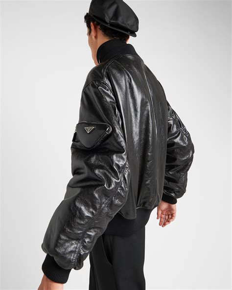 borsa prada bomber|prada nappa bomber jacket.